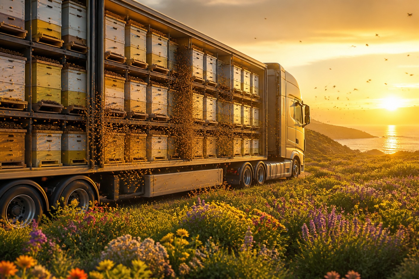 Apiary-1 'Rolling Hive' — Mobile apiary unit