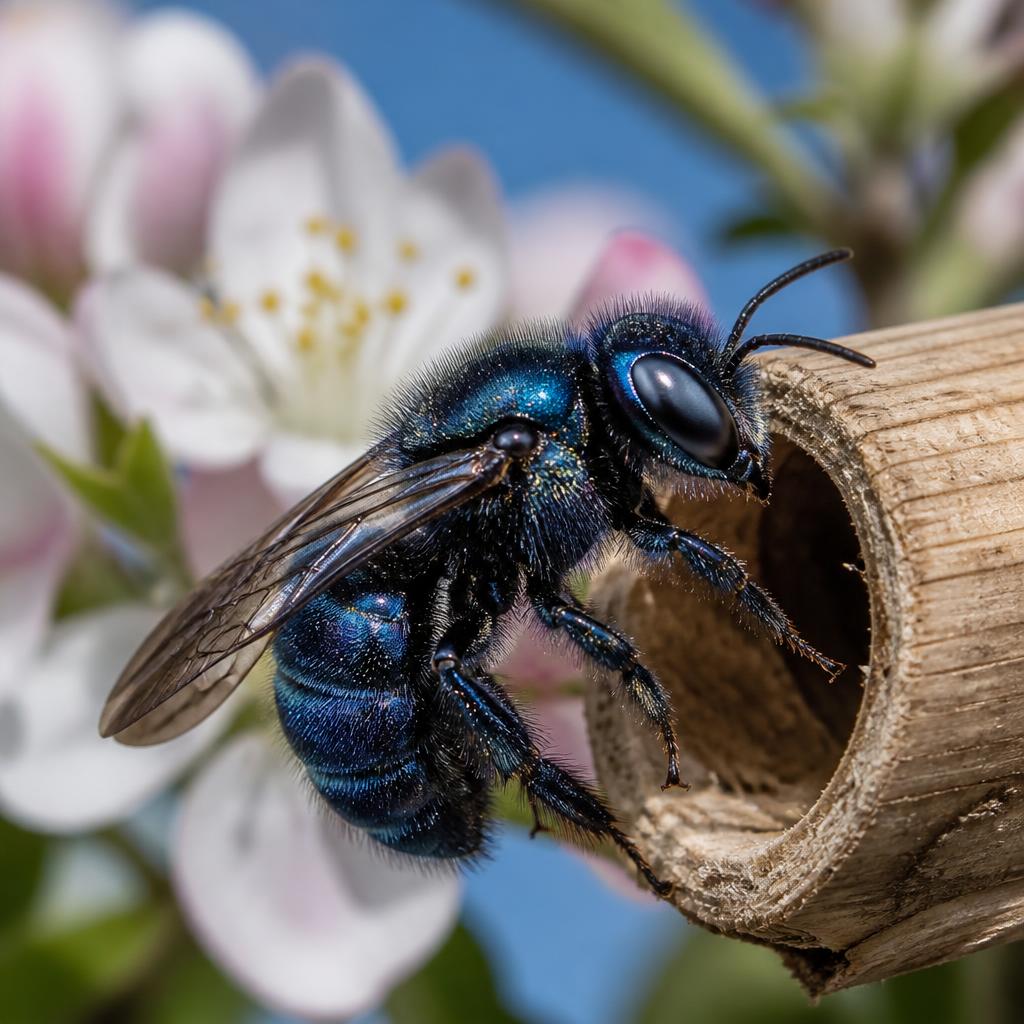 Blue Orchard Mason Bee — Osmia lignaria
