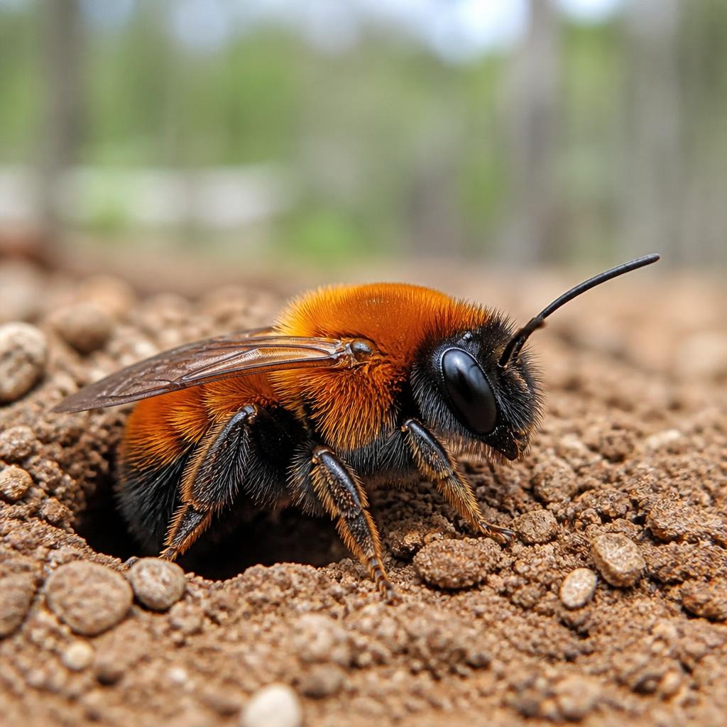 Tawny Mining Bee — Andrena fulva