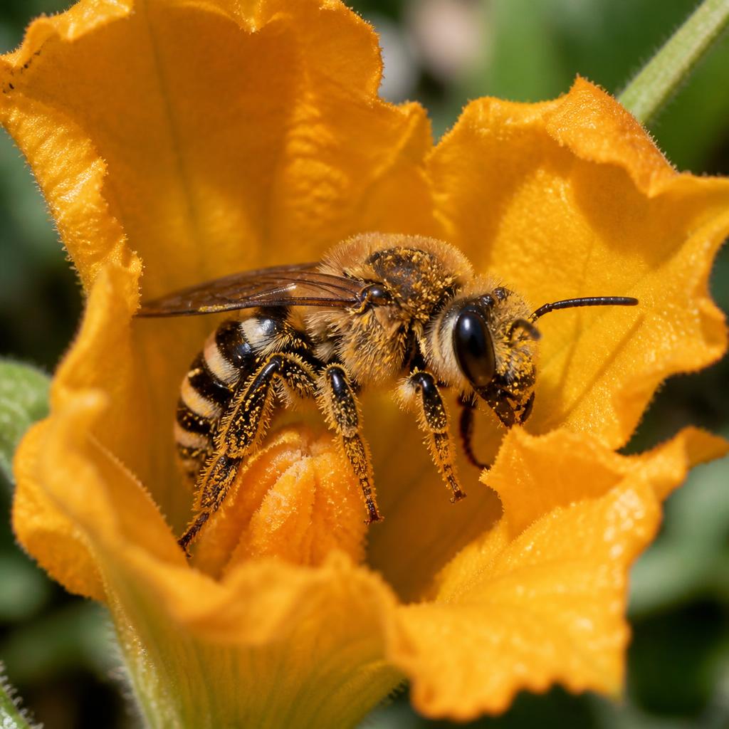 Eastern Squash Bee — Eucera pruinosa