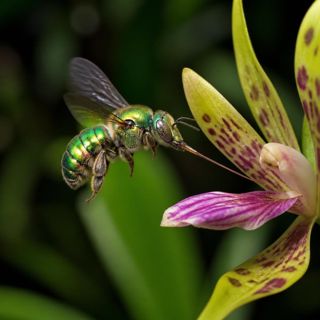 Brown-banded Orchid Bee — Euglossa dilemma