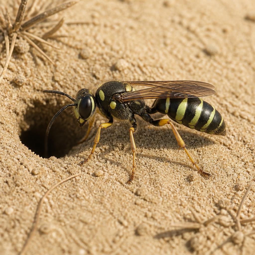 Sand Wasp — Bembix rostrata