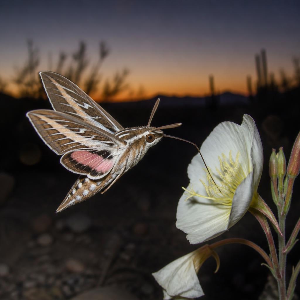White-Lined Sphinx Moth — Hyles lineata