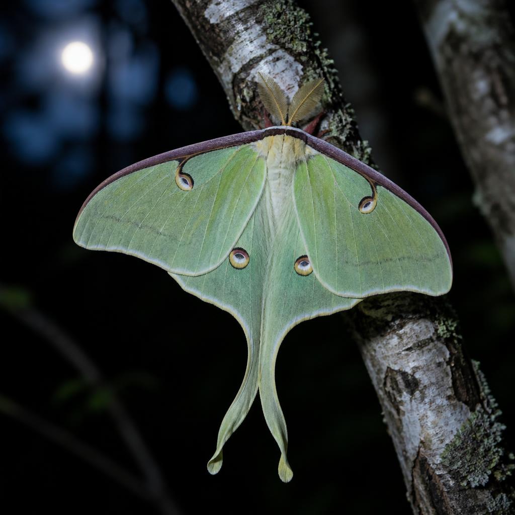 Luna Moth — Actias luna