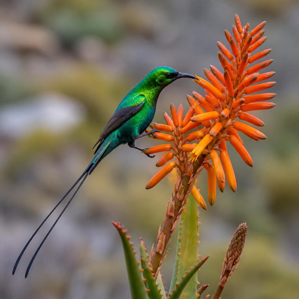 Malachite Sunbird — Nectarinia famosa