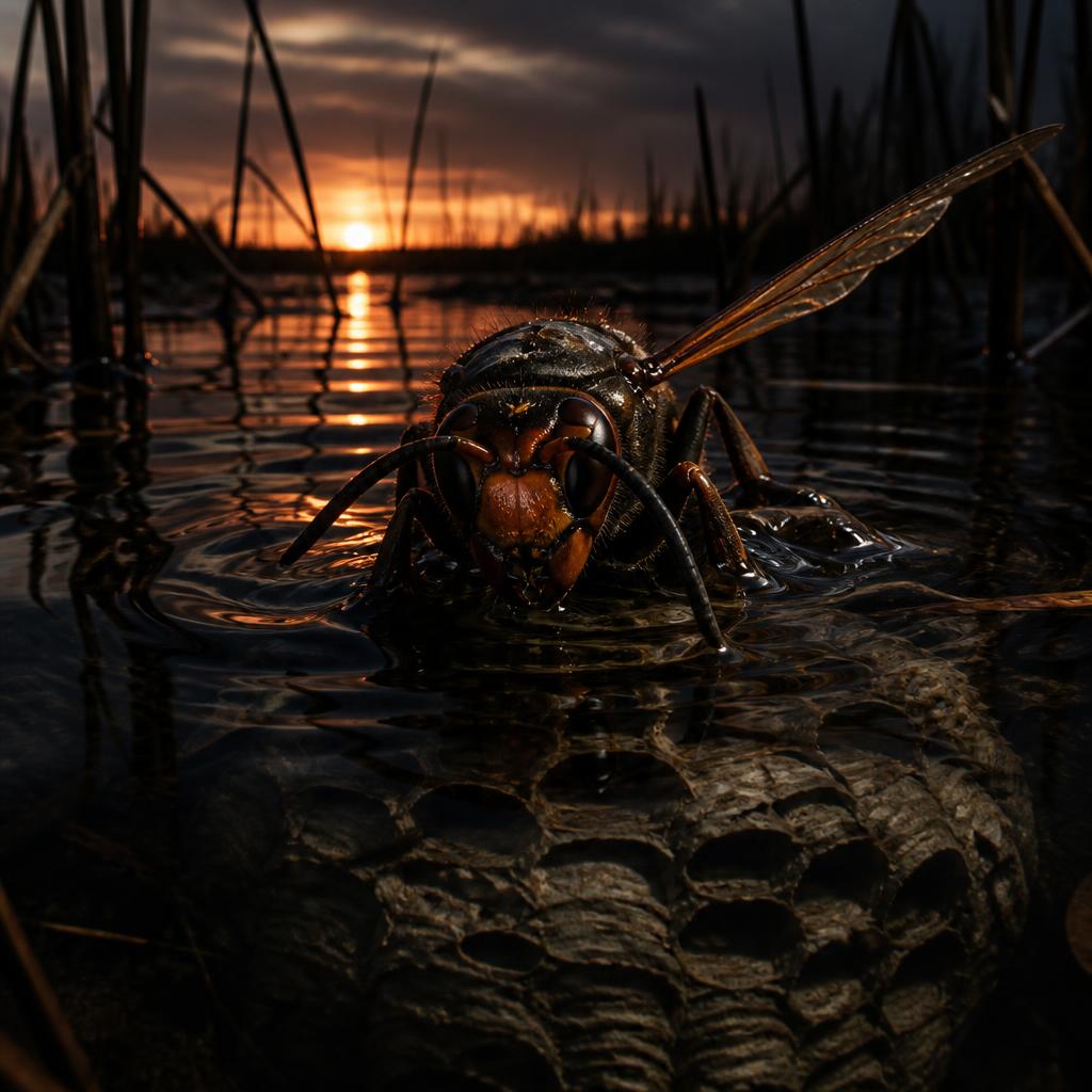 Mirefen Hornet — Vespa palustris umbra