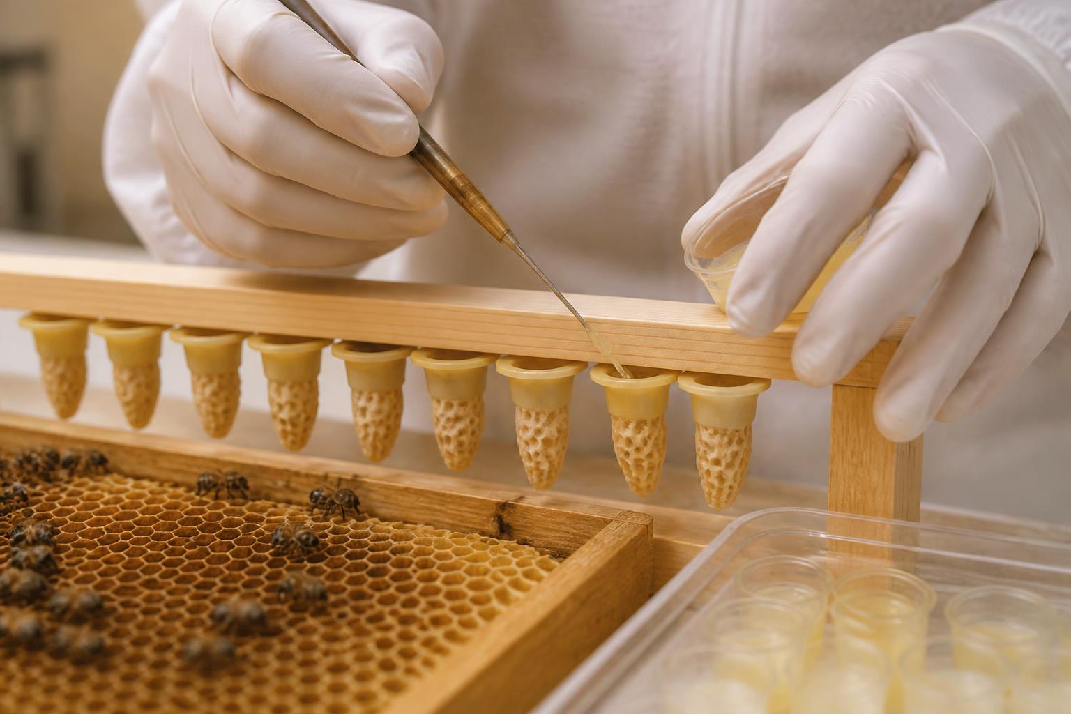 A laboratory studying honeybee colony biology